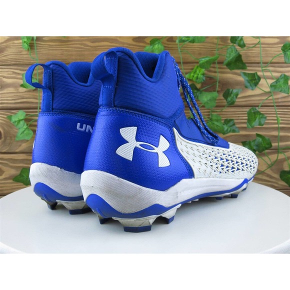 Under Armour Sz 11.5 Sneaker White Synthetic Men Medium (D, M) Athletic - Picture 6 of 10